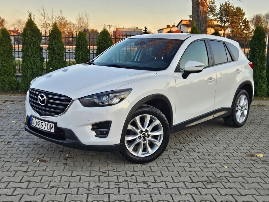 Mazda CX-5 SalonPL*2WŁ*SerwisASO*Bezwypadkowy*Gwarancja*Doinwestowany*Biała Perła