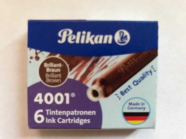 Zestaw Naboje atramentowe Pelikan 4001 krótkie 8 opakowań po6 szt.