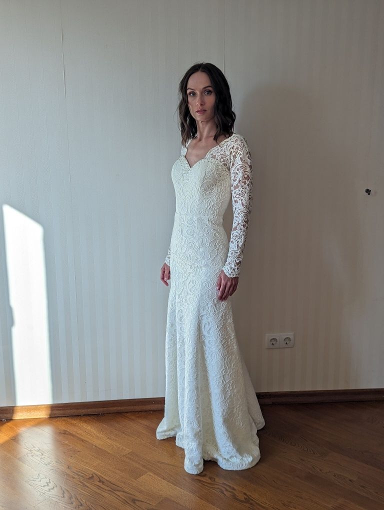 Весільна сукня мереживна