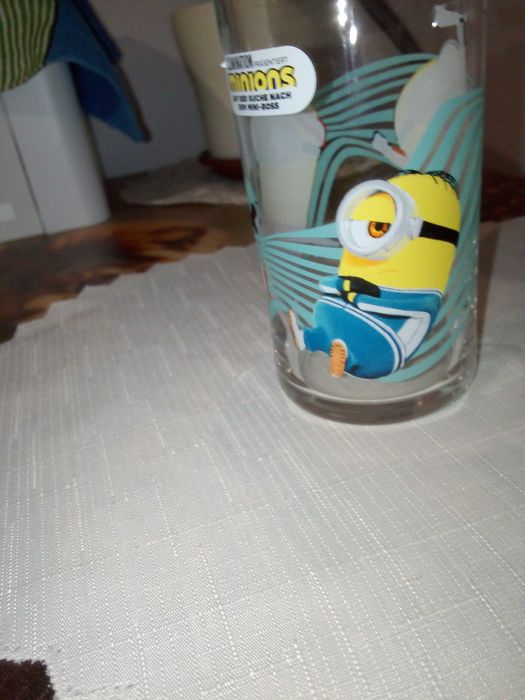 Szklanka nowa Minions , postacie z bajki