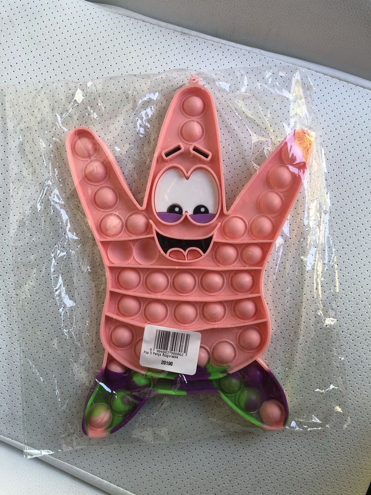 18 sztuk popit Patryk Spongebob