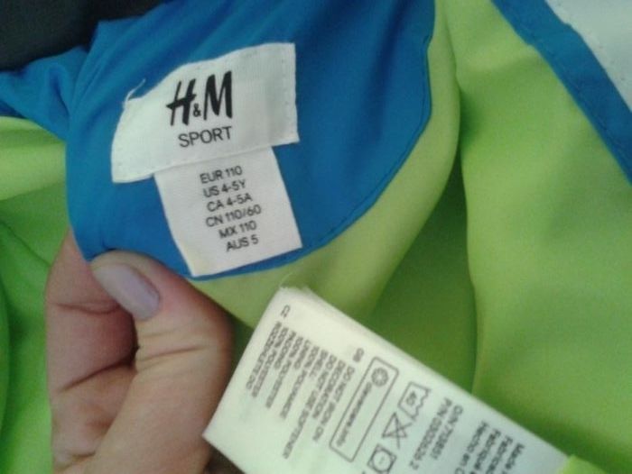 NOWA kurtka r.110,na 4-5 Lat H&M zimowa, zima