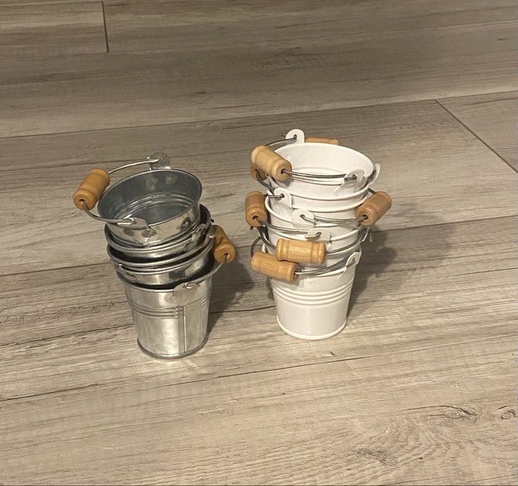Mini wiaderka dekoracyjne