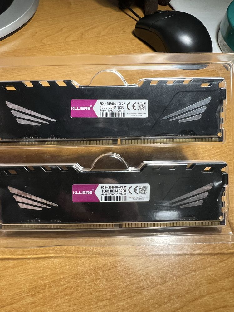 Оперативна памʼять DDR4 32GB (2x16) 3200Mhz НОВА | Samsung, Kingston