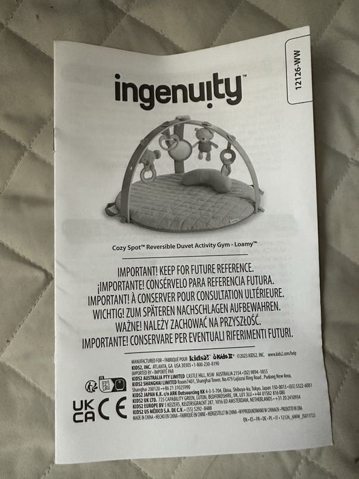 Розвиваючий килимок Ingenuity "Cozy Spot"