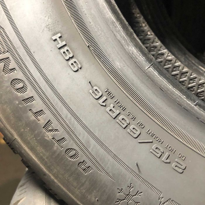 Шини б/у 215/65 R16 Dunlop Winter Sport 5 Комплекти Зима