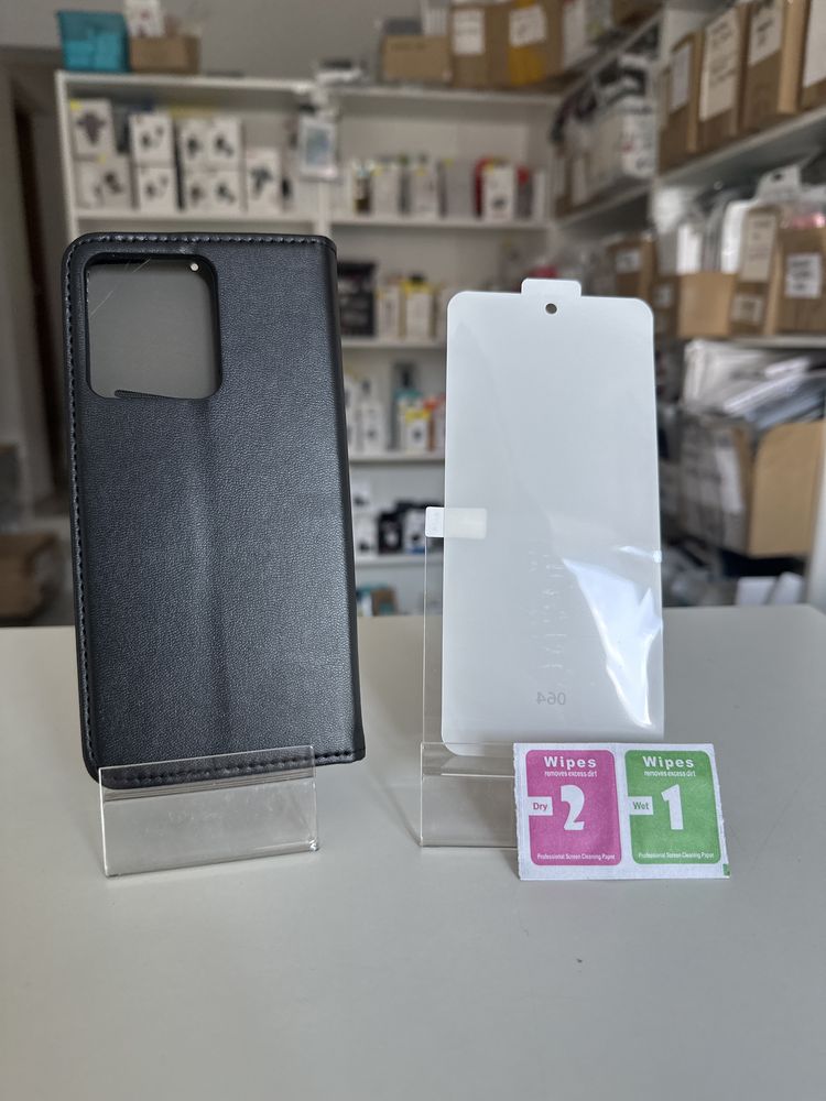 Etui zamykane + FOLIA hydrożelowa do Motorola Edge 40 neo