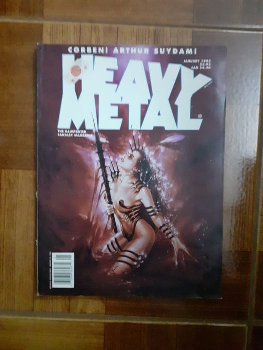Heavy metal ilustrated magazine