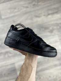 Nike air force кроссовки 38 размер кожаные чёрные оригинал