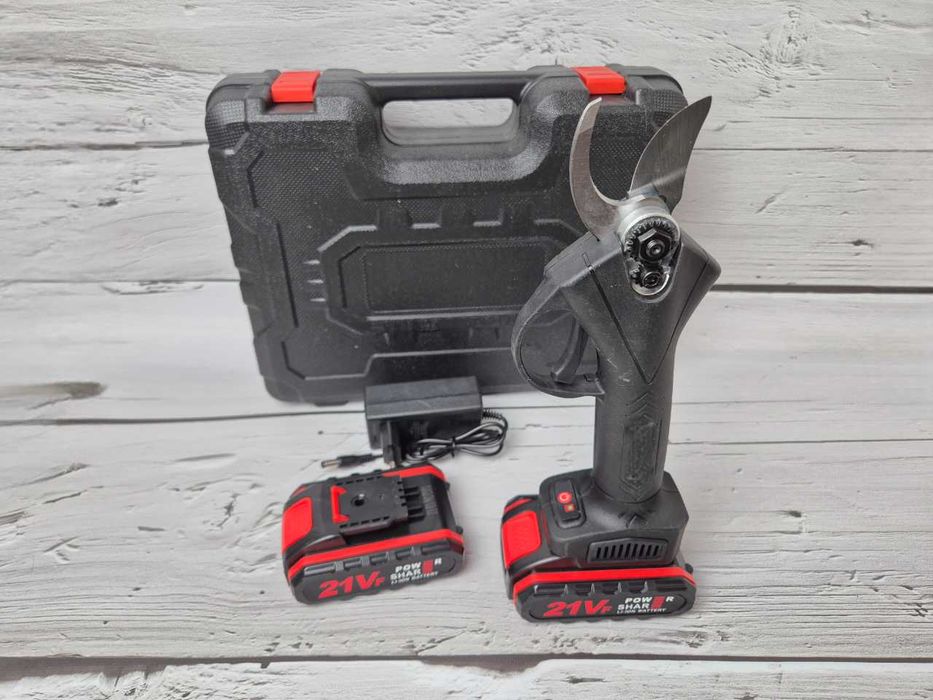 Promocja! Nowy Sekator elektryczny nożyce akumulatorowe + 2x aku