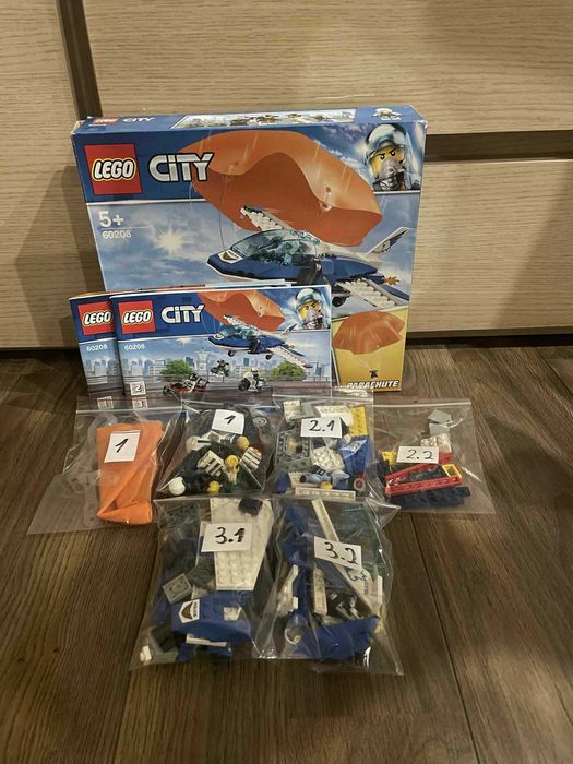 LEGO City 60208 Aresztowanie spadochroniarza
