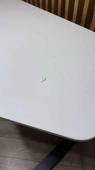 Biurko Ikea Bekant 160x80cm biały/czarny