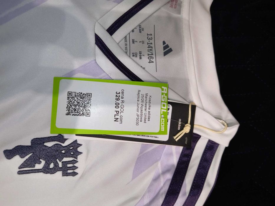 Koszulka adidas Manchester United 25/26 wyjazdowa rozmiar 164