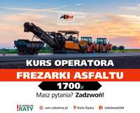 20.05.24 - Kurs Operator Frezarki Frezarka samojezdna do dróg