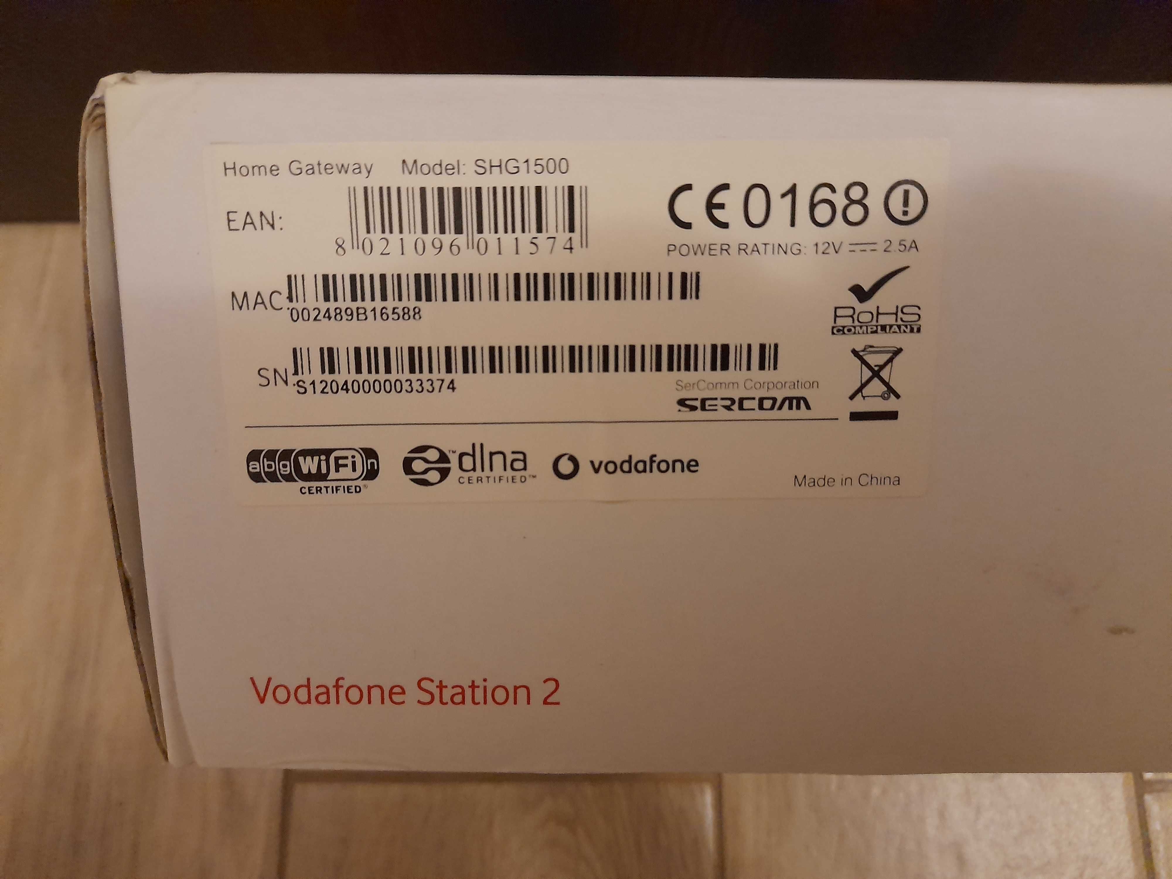 Router Vodafone Station 2 SGH1500 plus modem usb na kartę
