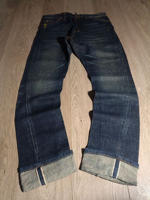 Dsquared2 loose salvage селвидж джинсы бегги ск8 реп авангард гранж