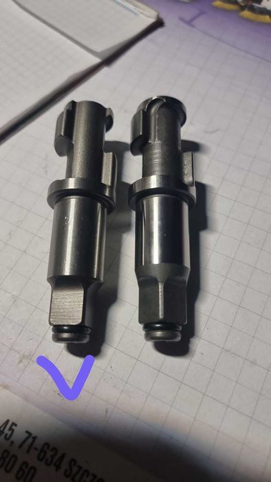 Гайковерт пневматичний запчастини вал  1/2"   3/4"    1"