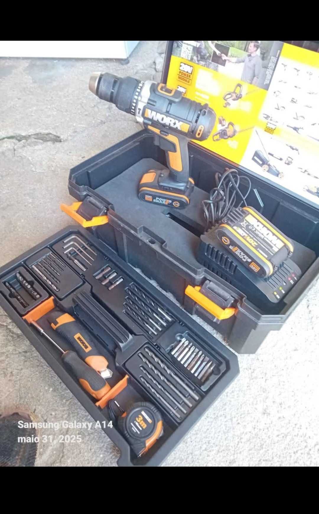 Berbequim Worx/2 baterias 20V
