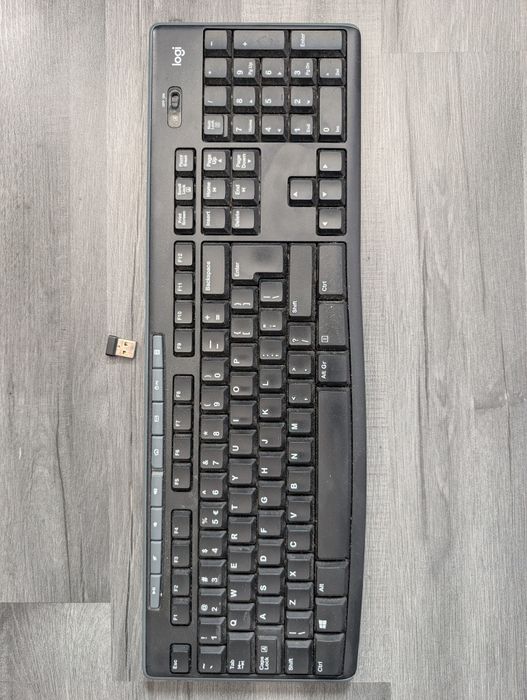 Klawiatura bezprzewodowa logitech k270 + odbiornik unifying