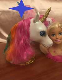 Единорог Голова Манекен   Barbie Dreamtopia