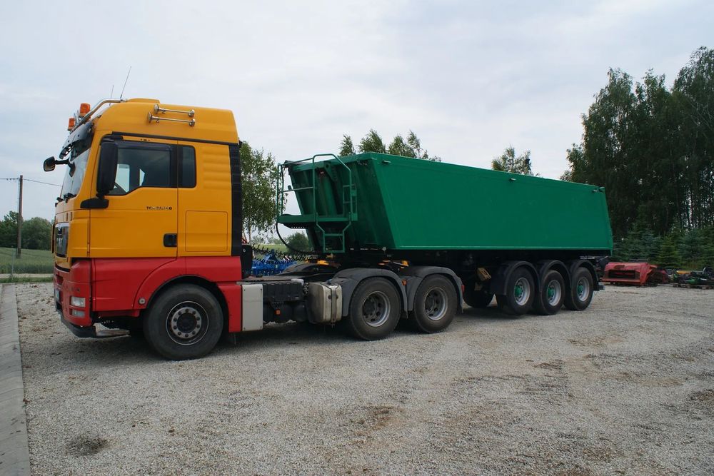 Kempf SKM35/3  Naczepa Aluminiowa 28m3 Żwirówka Wywrotka Wkładka z Tworzywa Rypin