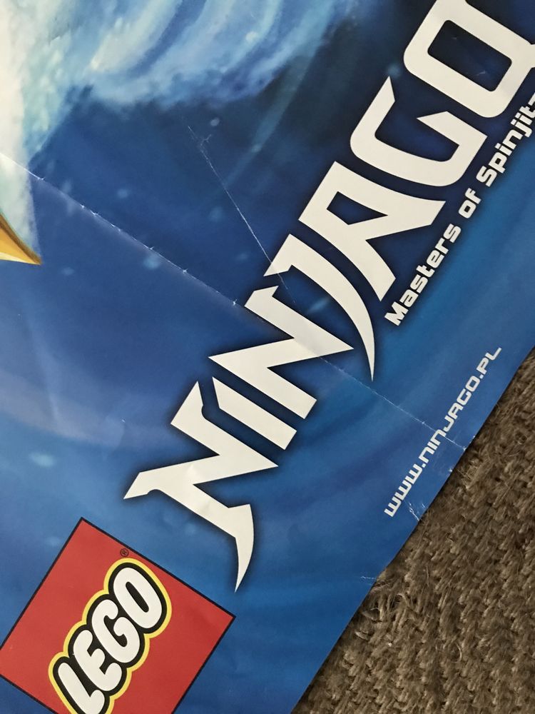 Stary plakat Lego Ninjago - Masters of Spinjitzu 2011