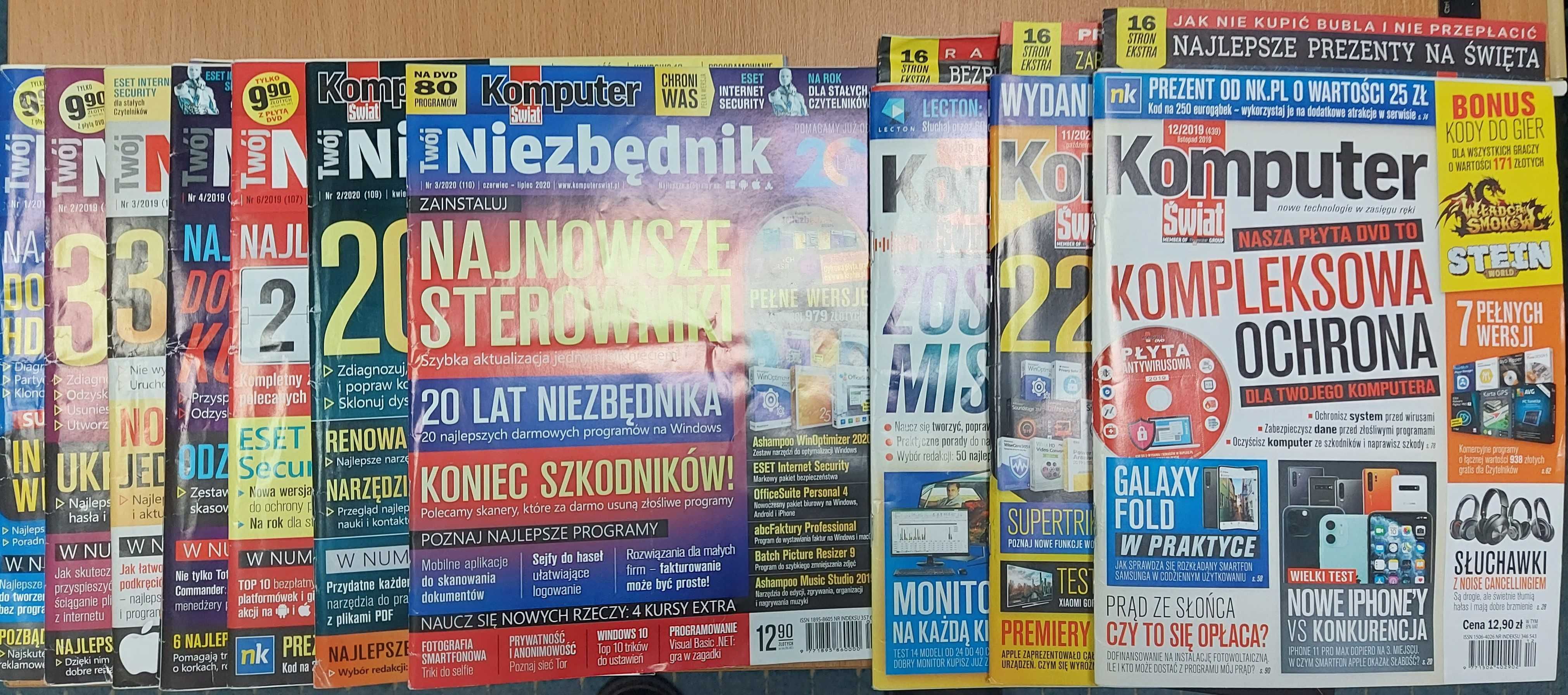 Komputer Świat 12/2019;11/2020 KŚTwój niezbędnik 1,2,4,6/2019 2,3/2020