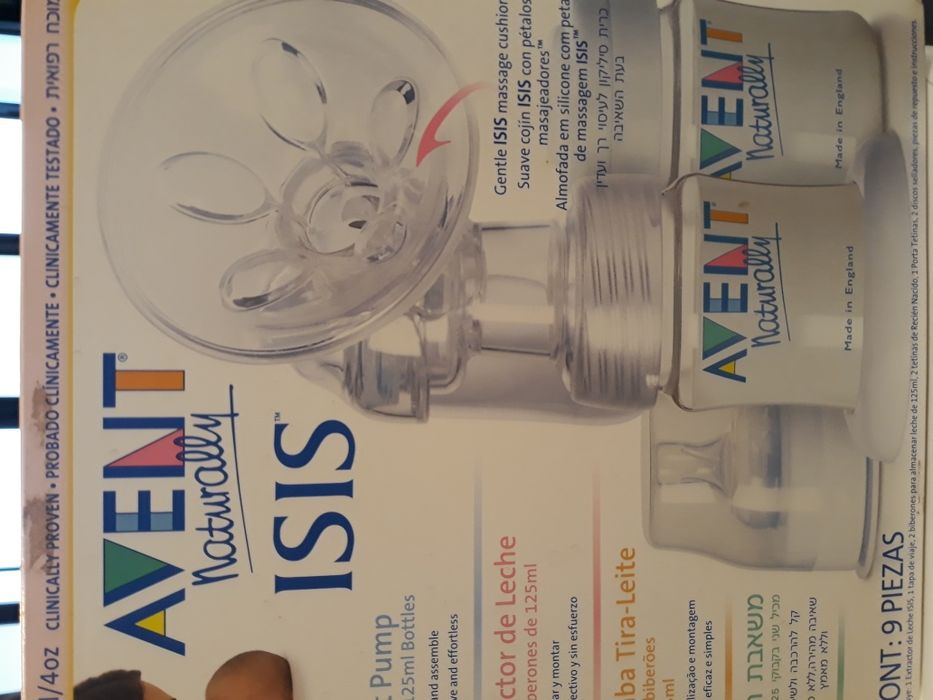 Bomba tira- leite Avent Naturally ISIS