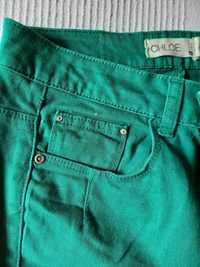 Calças Chloe, verdes, Tam 38