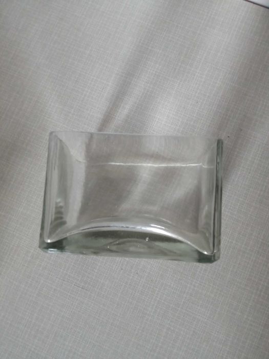 Kwadratowa miseczka grube szkło