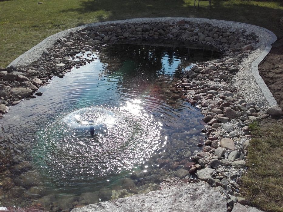 Kopanie i czyszczenie stawów odA-Z(faszyna oczko wodne pomost plaża)