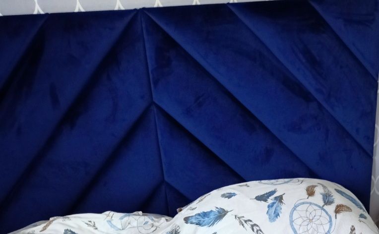 Zagłówek wezgłowie panele tapicerowane Glamour łóżko sypialnia