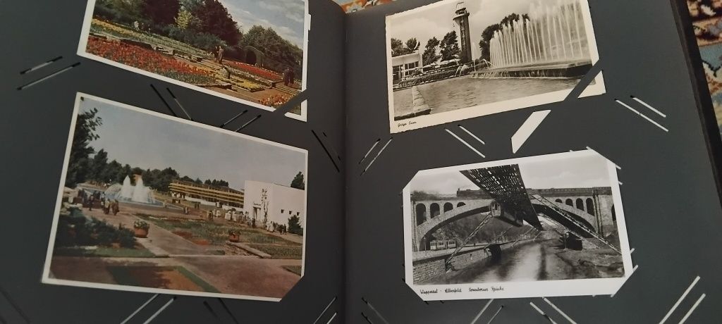 Album Art Deco ok. 80stron, pocztówki 30/40/50's