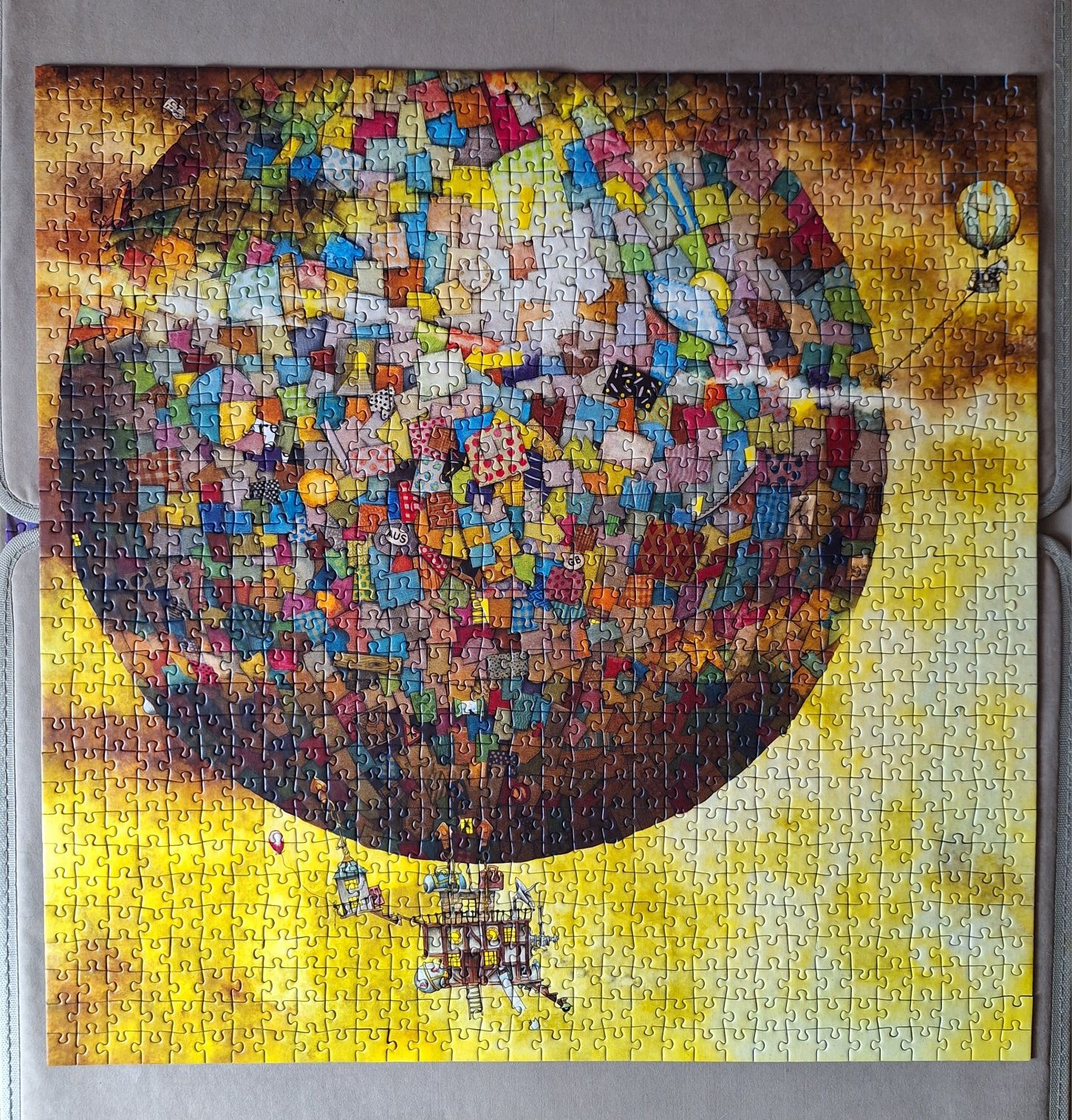 Puzzle  1000, Fantastyczna podróż balonem