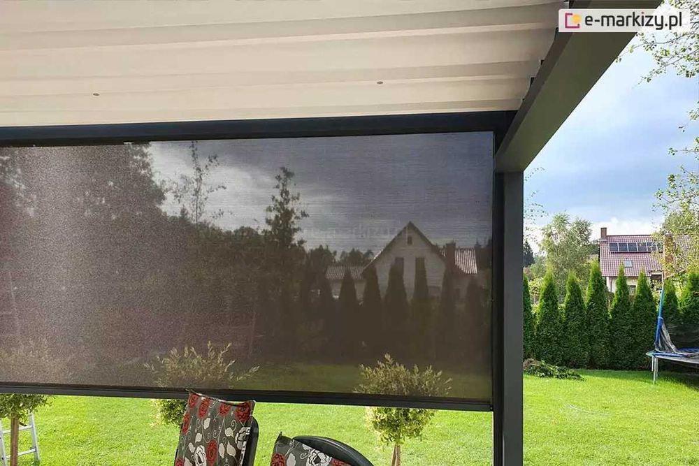 OKAZJA OUTLET – Pergola Luxury 350×350 cm + refleksol + Led + Somfy