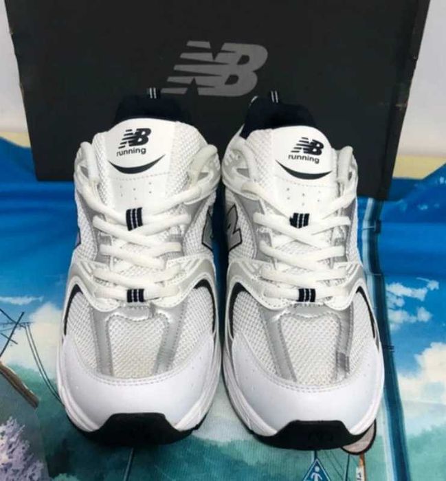 Buty Trampki New Balance 530 White Silver Navy Rozmiar 39.5