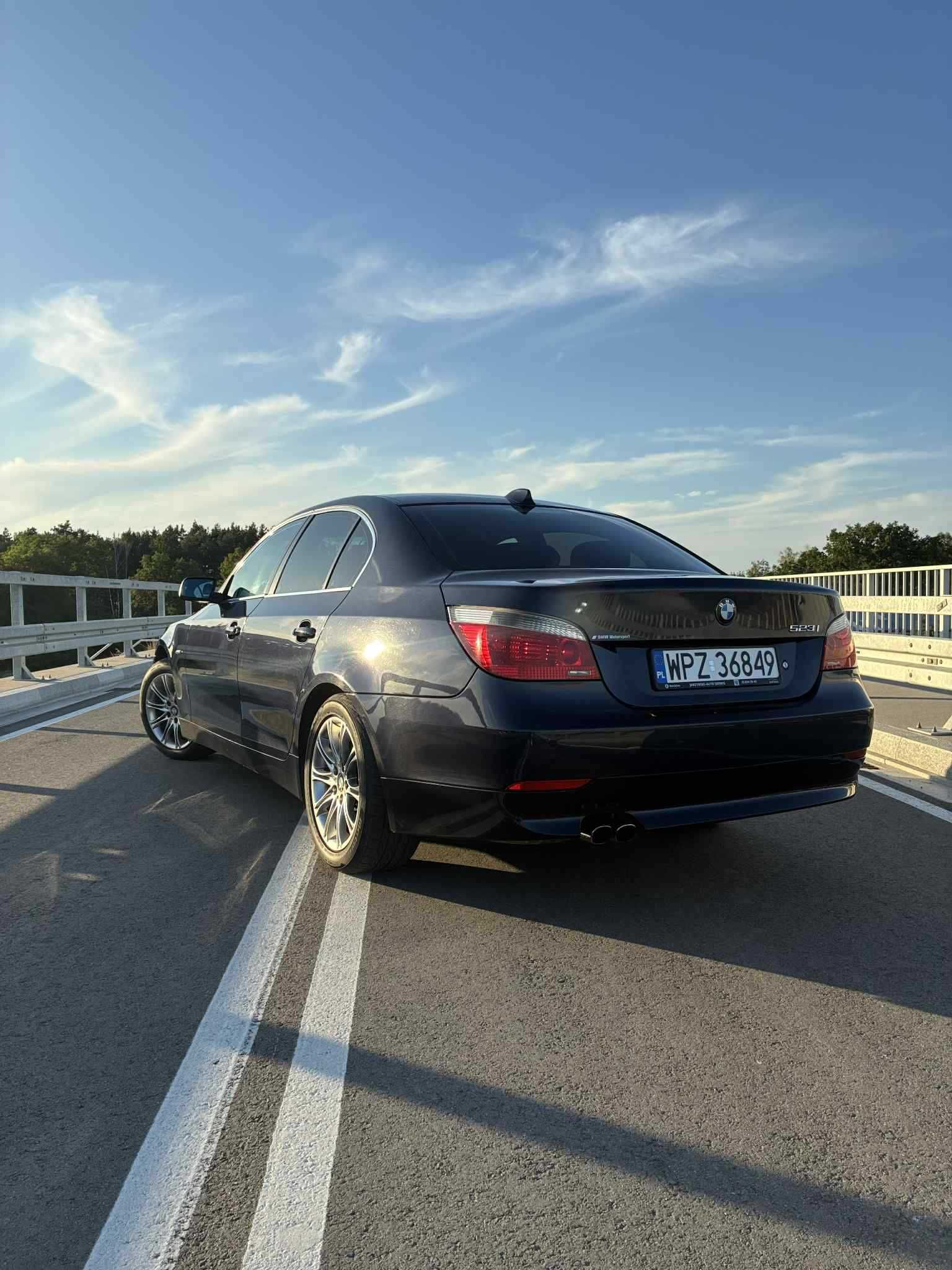 BMW E60 523i benzyna+LPG 2005r 177 KM
