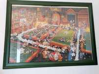 Puzzle mordillo em quadro