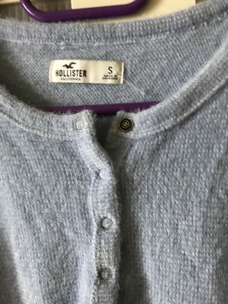 Sweter Holister niebieski