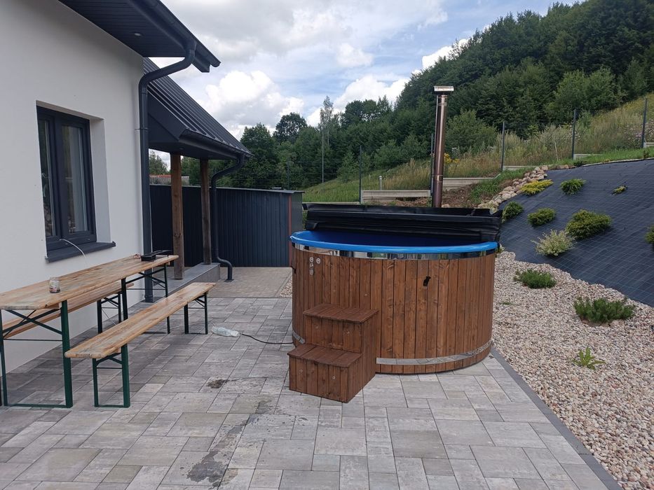 Balia Ogrodowa na 6-8 osób z Piecem opalanym drewnem