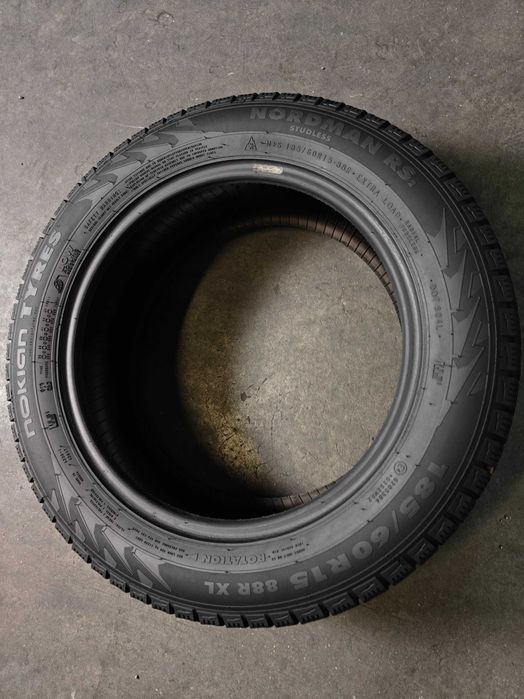 2шт R15 185 60 шини зимові Nokian Nordman RS2 агресивні арктичні