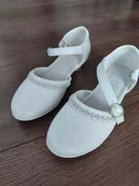 Buty komunijne 31 dla dziewczynki białe buty