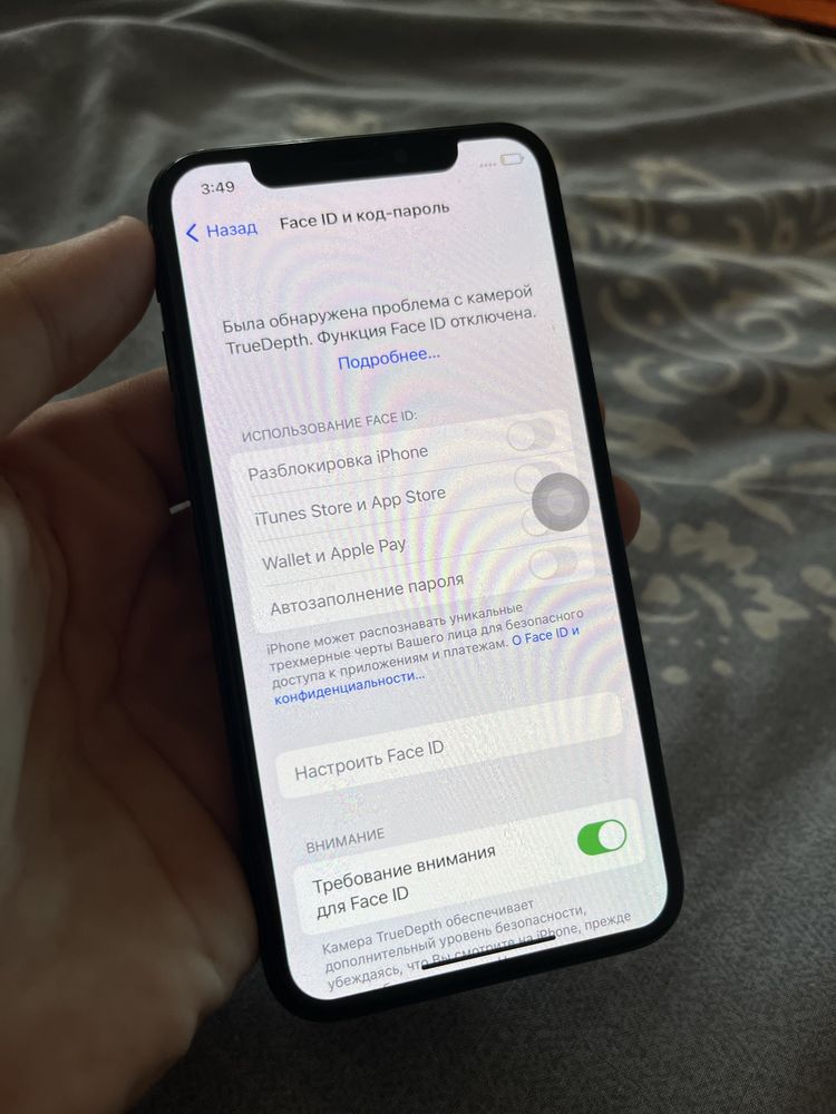 Продам Iphone X/10 256GB R-sim НА ЗАПЧАСТИНИ