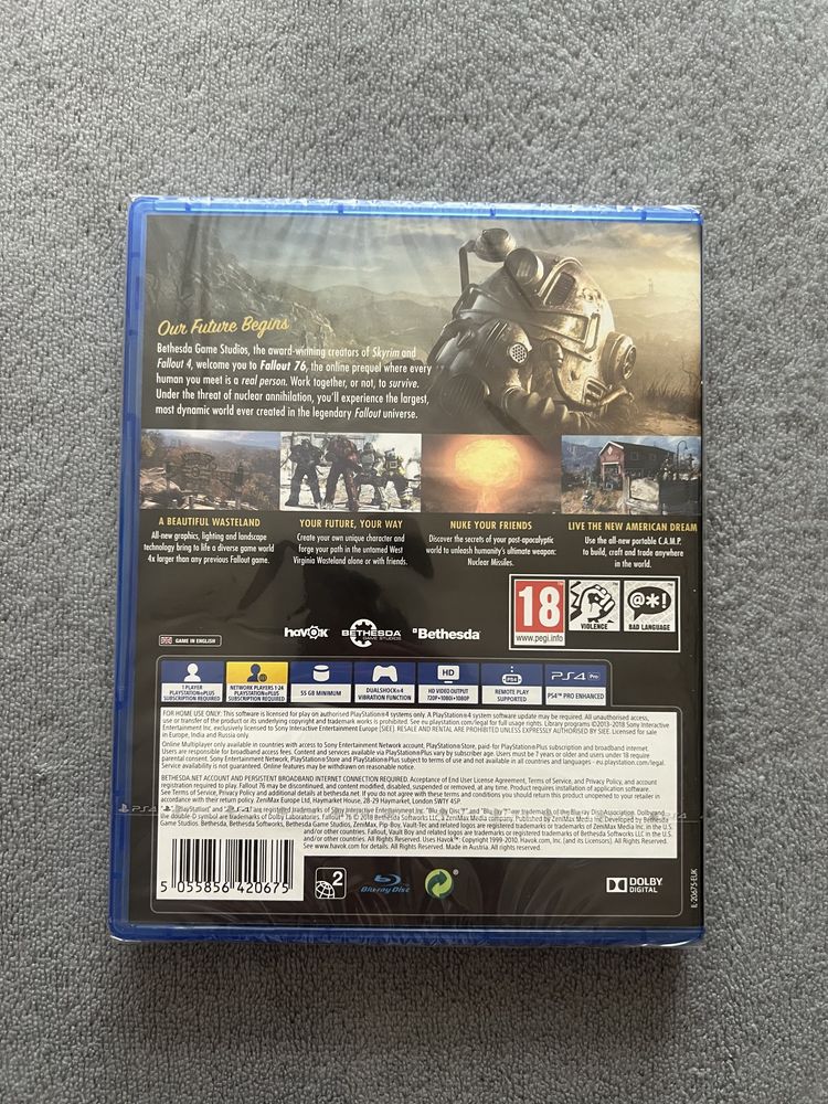 Nowa gra zafoliowana Fallout 76