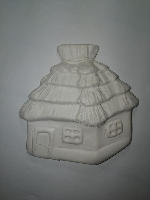 Гипсовая слепок, хатка - для раскрашивания