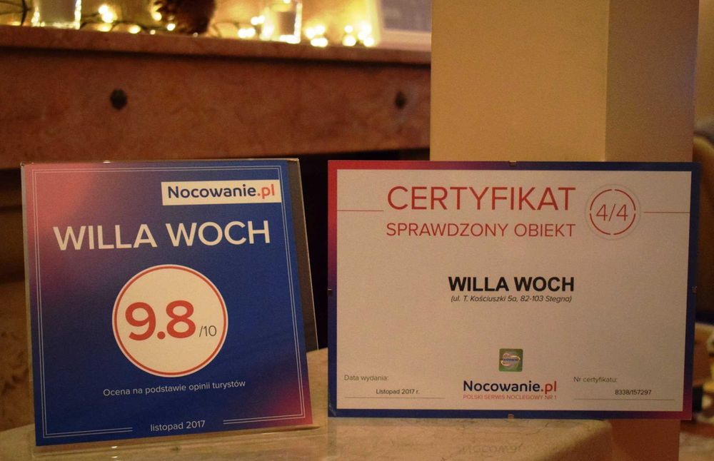 Pokoje nad morzem, Willa Woch, Stegna