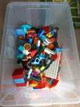 Lego DUPLO 4 zestawy wjednym pudelku - paciag, karuzela, spiderman, pi