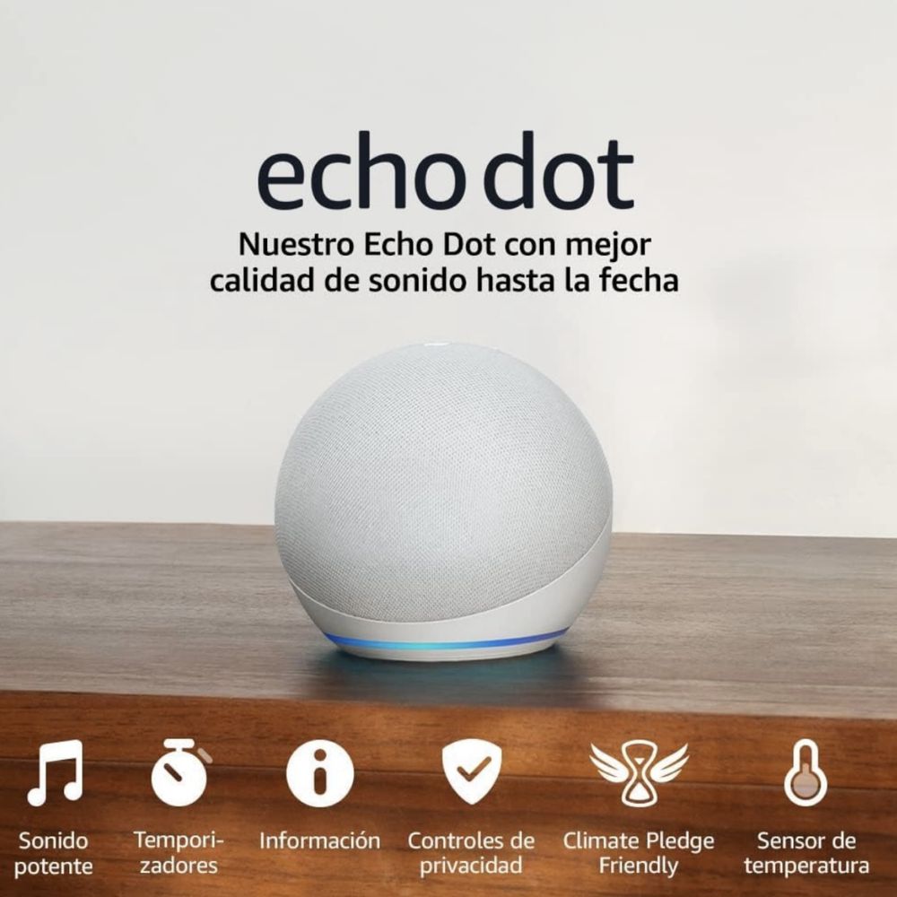 Echo dot Coluna intelegente com wifi e bluetooth Alexa Branco