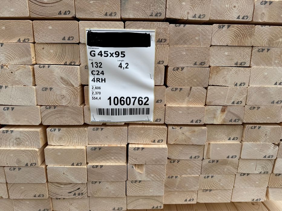 Certyfikowane Szwedzkie Drewno Konstrukcyjne C24 WYŁĄCZNYPrzedst.na PL