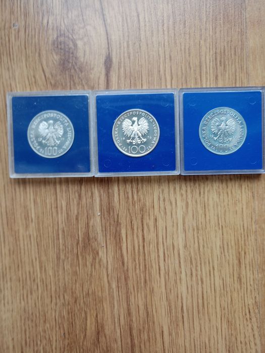 Monety srebrne 100zł